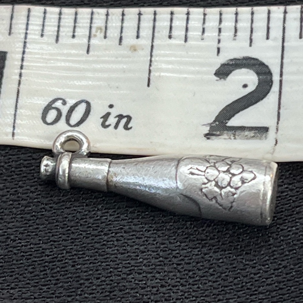 James Avery Sterling wine bottle charm